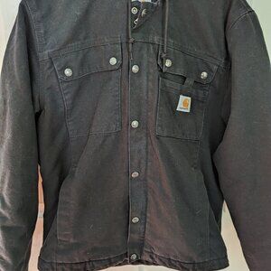 Men's Sherpa lined Carhartt utility jacket sz sm